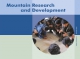 Mountain Research and Development online